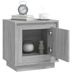 Berkfield Home Modern Bedside Cabinets 2 pcs Grey Sonoma 44x35x45 cm Engineered Wood - Size: 44 x 35 x 45 cm - thumbnail 5