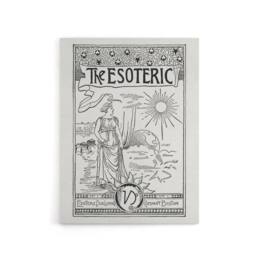 "Artery8 The Esoteric Journal Cover Hiram Butler Vintage Canvas Wall Art in White - Size: W18"" x H24""" - thumbnail 1