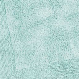 Allure Bath Fashions Elegance Reversible Heavyweight Bath Mat in Duck Egg Blue - thumbnail 3