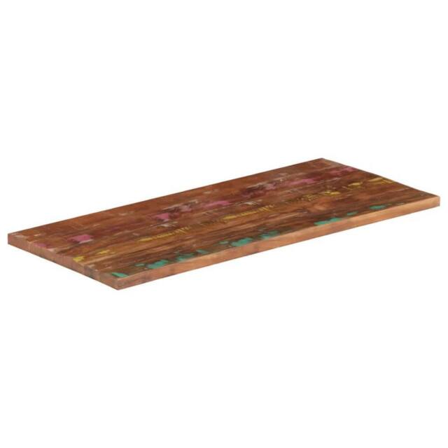 Berkfield Home Table Top 100x50x2.5 cm Rectangular Solid Wood Reclaimed - image 1