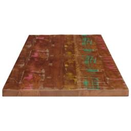 Berkfield Home Table Top 100x50x2.5 cm Rectangular Solid Wood Reclaimed - thumbnail 4