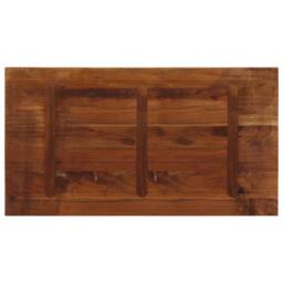 Berkfield Home Table Top 100x50x2.5 cm Rectangular Solid Wood Reclaimed - thumbnail 5