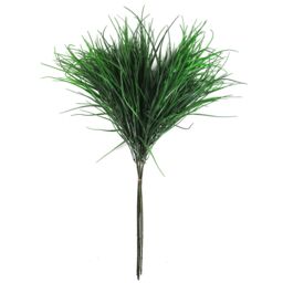 Leaf Pack of 6 x 90cm Artificial Grass Stem Spray in Green - Size: 6 x 90 cm - thumbnail 1