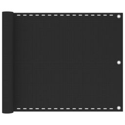 Berkfield Home Balcony Screen HDPE 75x500 cm Anthracite in Black