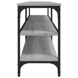 Berkfield Home TV Cabinet Grey Sonoma 160x30x50 cm Engineered Wood - Size: 160 x 30 x 50 cm - thumbnail 6