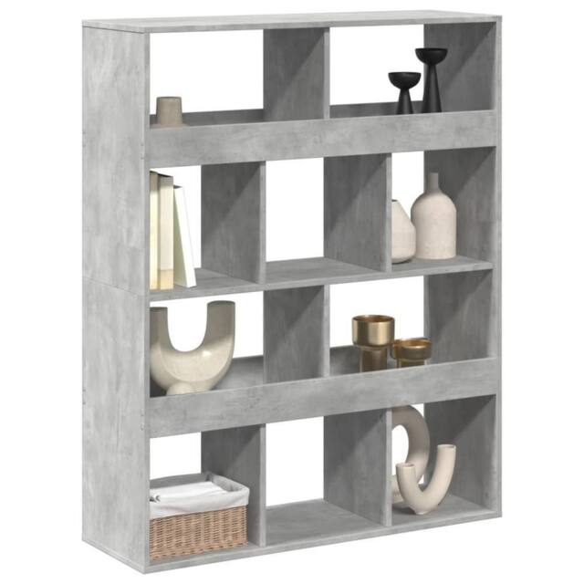 Berkfield Home Room Divider Concrete Grey 100x33x125.5 cm Engineered Wood - image 1