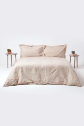 Homescapes Linen Oxford Pillowcase, King in Natural - thumbnail 5