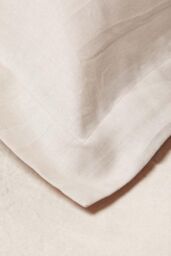 Homescapes Linen Oxford Pillowcase, King in Natural - thumbnail 6