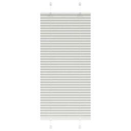 Berkfield Home Pleated Blind Light Grey 55x150 cm Fabric Width 54.4 cm Polyester