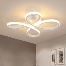 Pheashine White 30cm Flower LED Ceiling Light 30W 3000K-3500K Acrylic - thumbnail 2