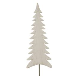 Lemon Pavilion Furniture and Decor Large Whitewashed Tall Christmas Tree on Stand - L12 x W18 x H71 cm in White - thumbnail 4