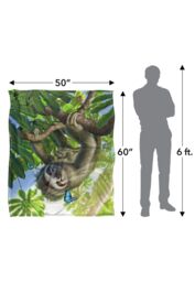 JQ Licensing Jlo Sloth Family Butterlies Silky Touch Super Soft Throw Blanket 152 X 127 cm in White - thumbnail 5