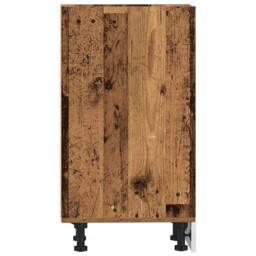Berkfield Home Bottom Cabinet Old Wood 30x44, 5x81, 5 cm Engineered Wood in Brown - thumbnail 5
