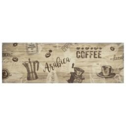Berkfield Home Kitchen Rug Washable Coffee Brown 60x180 cm Velvet - thumbnail 2