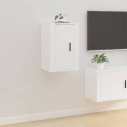 Berkfield Home Wall Mounted TV Cabinets 2 pcs White 40x34.5x60 cm - thumbnail 4