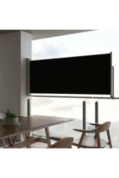 "Living and Home 118""x47"" Retractable Side Awning, Folding Privacy Screen Protection - Waterproof & UV-Resistant Folding Privacy Divider, for Patio" - thumbnail 3