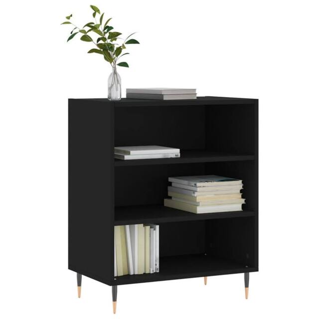 Berkfield Home Sideboard Black 57x35x70 cm Engineered Wood - Size: 57 x 35 x 70 cm - image 1