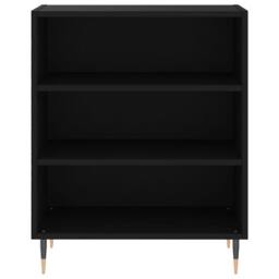Berkfield Home Sideboard Black 57x35x70 cm Engineered Wood - Size: 57 x 35 x 70 cm - thumbnail 4
