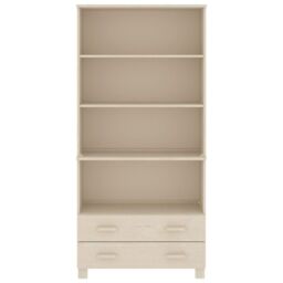 Berkfield Home Highboard HAMAR Solid Wood Pine Honey Brown - thumbnail 3