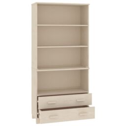 Berkfield Home Highboard HAMAR Solid Wood Pine Honey Brown - thumbnail 5