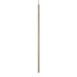 Netlighting Filo Tall Slim Pendant Ceiling Light Brass 3000K in Yellow