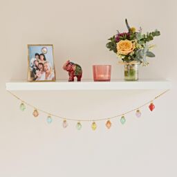 Paper High Mirai Pendent Coloured Reclaimed Glass Bauble Garland - thumbnail 3