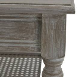 Lemon Pavilion Furniture and Decor The Serene Rattan Collection Coffee Table - L60 x W120 x H48 cm - Grey - thumbnail 3