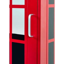 Cheshire Premium Heritage Telephone Box Wardrobe in Red - thumbnail 6