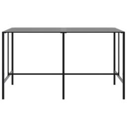 Berkfield Home Practical 11 Piece Garden Bar Set Black Powder-coated Steel - thumbnail 5