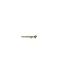 New Edge Blinds 22-25mm Finesse Ball End Metal Curtain Pole Set - Antqiue Brass in Bronze - Size: 170 cm - 300 cm - thumbnail 1
