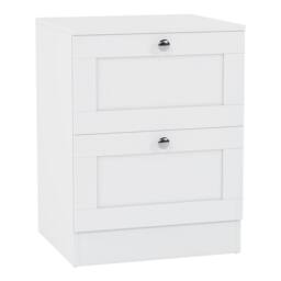 Home Discount Vida Designs Altino 3Pc Bedroom Set(2Dr Bedside, 4Dr Chest, Wardrobe) in White - thumbnail 8