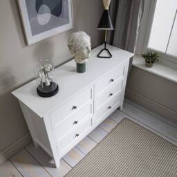 Nöa and Nani Karlstad Chest of Drawers 6 Drawer in White - thumbnail 3