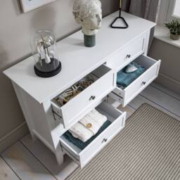 Nöa and Nani Karlstad Chest of Drawers 6 Drawer in White - thumbnail 4