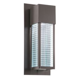 Loops Outdoor IP44 Wall Light Architectural Bronze LED GU10 7W