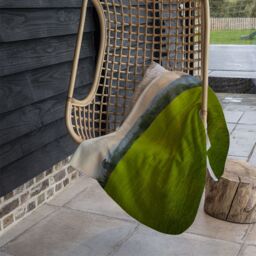 Benjamin Tate Design image of lush grass field Designer Blanket in Natural - Size: 120 cm x 150 cm - thumbnail 3