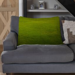 Benjamin Tate Design image of lush grass field Designer Blanket in Natural - Size: 120 cm x 150 cm - thumbnail 2