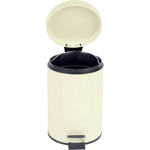 Kelvenix Small Cream 3LTR Stainless Steel Pedal Bin - Size: 0.6m2 - image 1