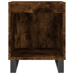Berkfield Home Bedside Cabinets 2 pcs Smoked Oak 40x35x50 cm Engineered Wood in Brown - Size: 40 x 35 x 50 cm - thumbnail 5