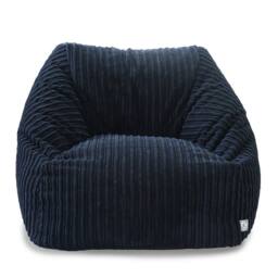 rucomfy Beanbags rucomfy Indoor Jumbo Cord Snuggle Bean Bag Chair for Kids in Navy - thumbnail 3