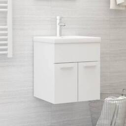 Berkfield Home Sink Cabinet White 41x38.5x46 cm Engineered Wood - thumbnail 1