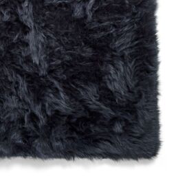 The Rug Shop UK Blue Modern Shaggy Plain Easy To Clean Navy Area Rug - Size: 160 cm x 230 cm - thumbnail 5