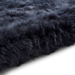 The Rug Shop UK Blue Modern Shaggy Plain Easy To Clean Navy Area Rug - Size: 160 cm x 230 cm - thumbnail 7