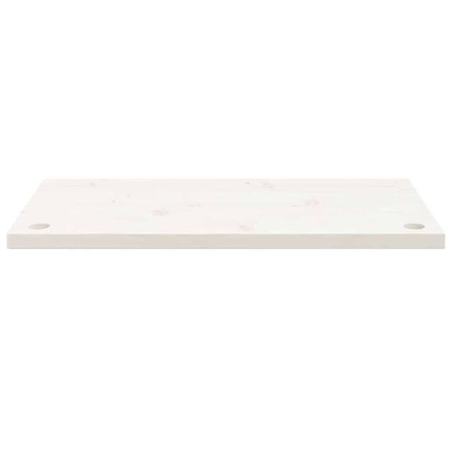 Berkfield Home Beautiful Desk Top White 80x40x2.5 cm Solid Wood Pine - image 1