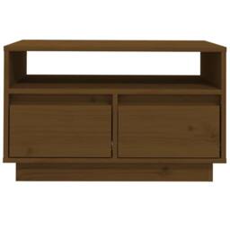 Berkfield Home TV Cabinet Honey Brown 60x35x37 cm Solid Wood Pine - Size: 60 x 35 x 37 cm - thumbnail 5