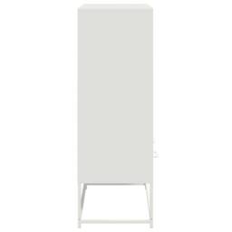 Berkfield Home Highboard White 68.5x39x111.5 cm Steel - thumbnail 6