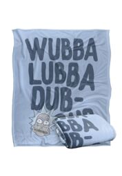 Warner Brothers Rick & Morty Officially Licensed Silky Touch Super Soft Throw Blanket 152 x 127 cm in White - thumbnail 2