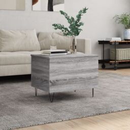 Berkfield Home Coffee Table Grey Sonoma 60x44.5x45 cm Engineered Wood - thumbnail 1