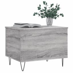 Berkfield Home Coffee Table Grey Sonoma 60x44.5x45 cm Engineered Wood - thumbnail 4