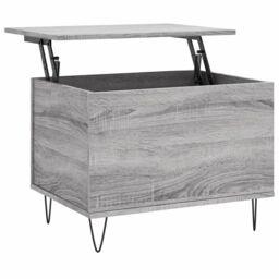 Berkfield Home Coffee Table Grey Sonoma 60x44.5x45 cm Engineered Wood - thumbnail 2