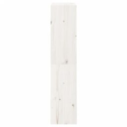 Berkfield Home Book Cabinet/Room Divider White 60x30x135.5 cm Solid Wood Pine - thumbnail 6